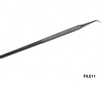 Swann Neck Probe Single Ended Silver (12.5cm)