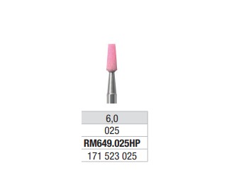 Pink Ceramic Abrasive Bur