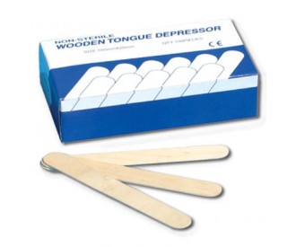Wooden Tongue Spatulas (100)